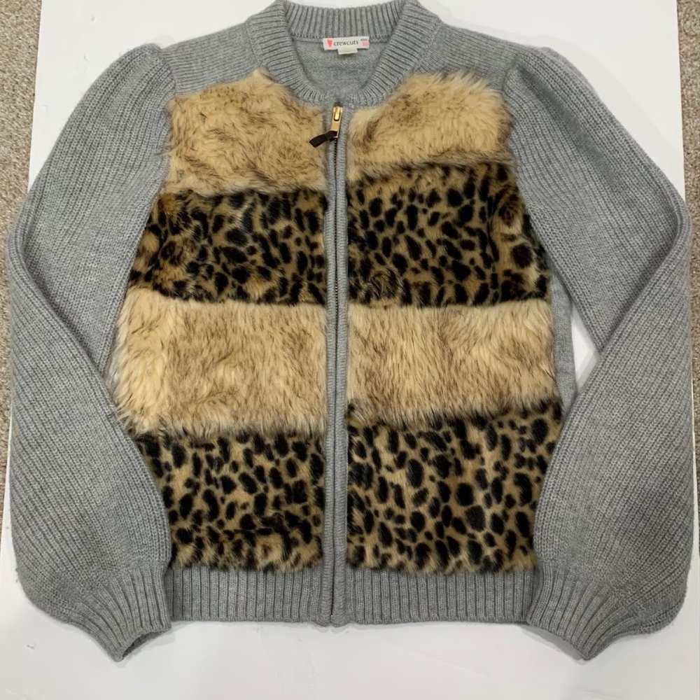 Girls Grey Crewcuts Sweater Size 10